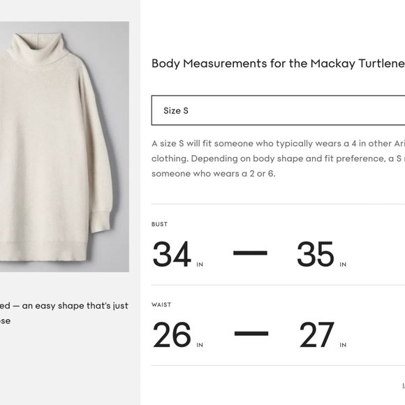 Aritzia Mackey Turtleneck Dress Size S - Picture 5 of 5